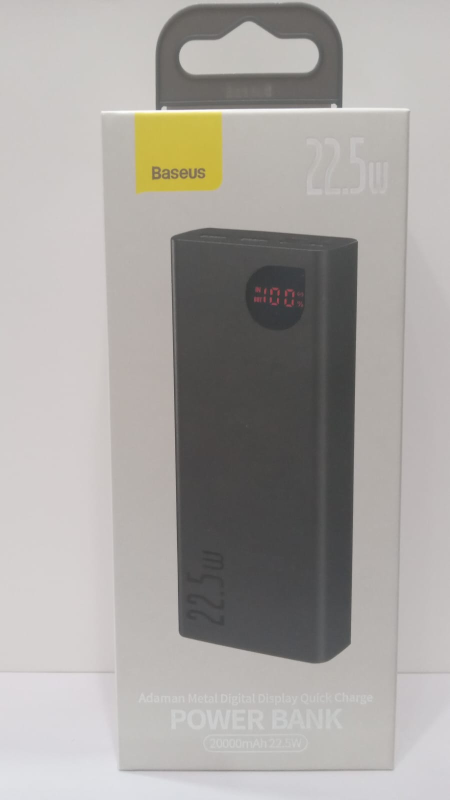 Baseus Adaman Power Bank 20000mAh 22.5w PD Metal Body – Upgraded Version